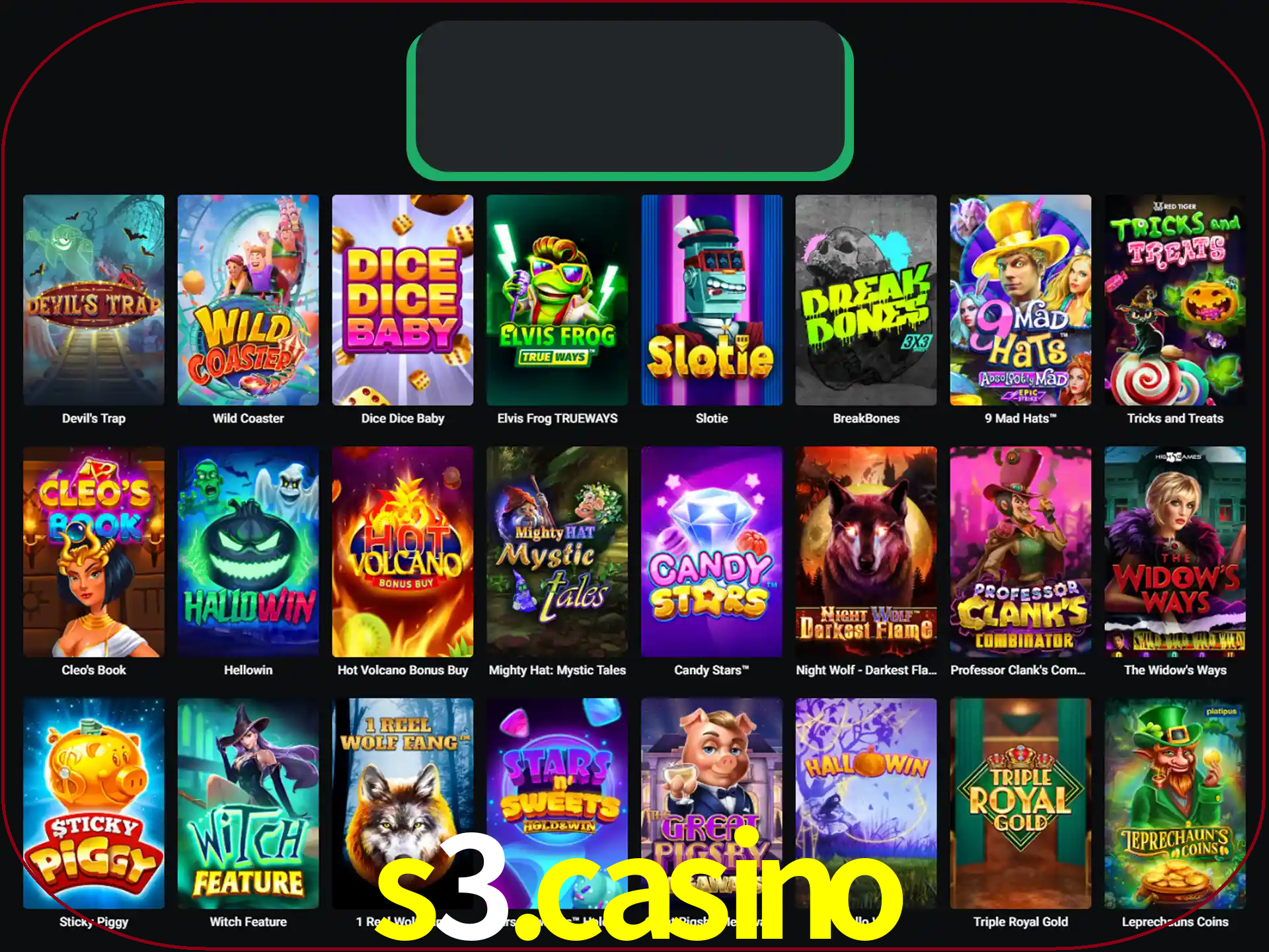 Procure por seus amados jogos de slot.