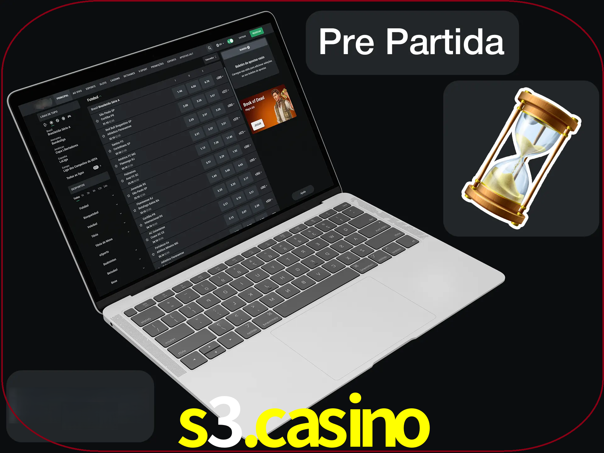 Fazer apostas em partidas futuras.